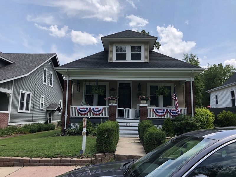 Fisher-Senden House Marker (missing) image. Click for full size.