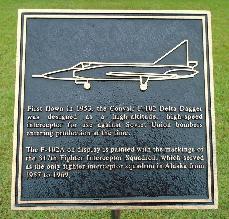 Convair F-102 Delta Dagger Marker image. Click for full size.
