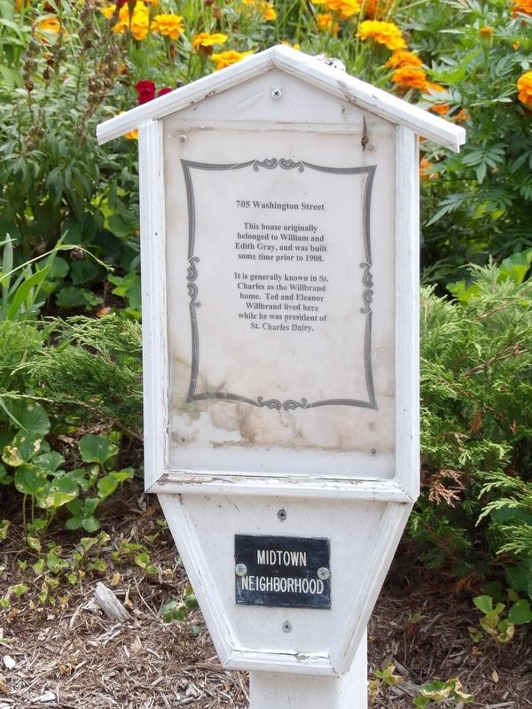 705 Washington Street Marker image. Click for full size.
