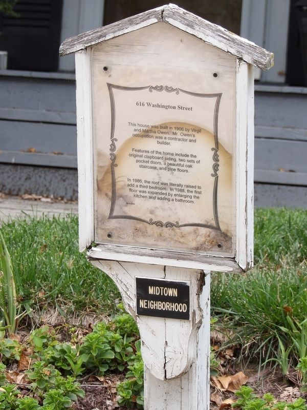616 Washington Street Marker image. Click for full size.