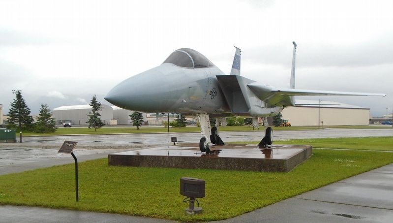 McDonnell Douglas F-15 Eagle and Marker. Click for full size. McDonnell Douglas F-15 Eagle and Marker image. Click for full size.