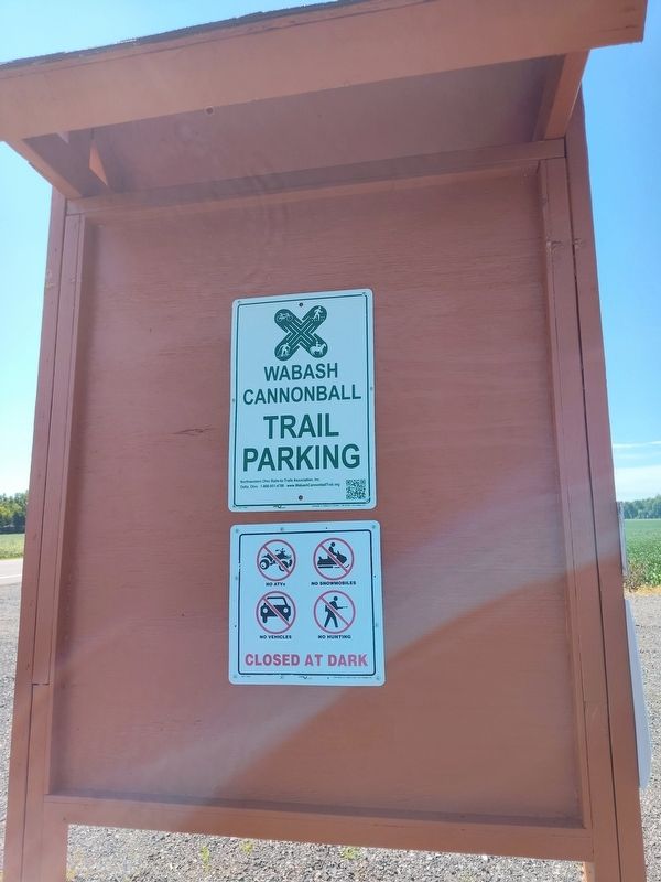 Wabash Cannonball Trail Marker image. Click for full size.