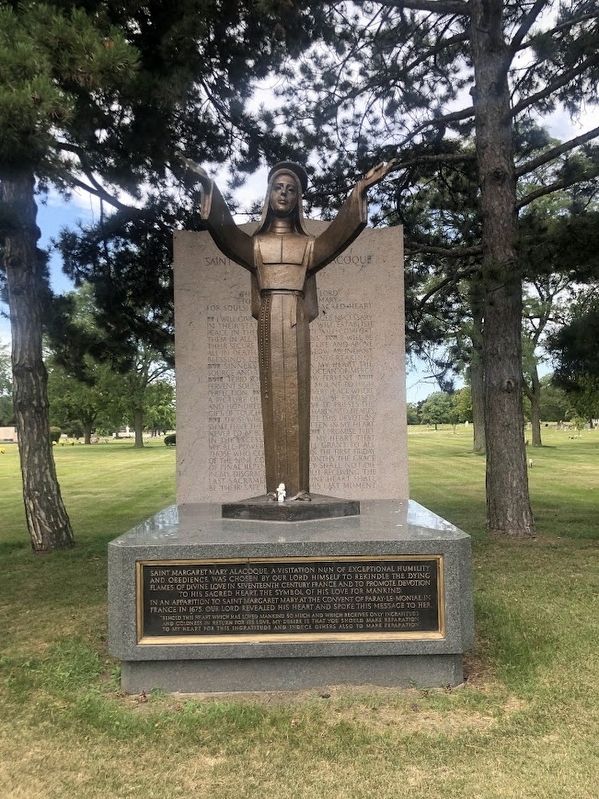 Saint Margaret Mary Alacoque Marker image. Click for full size.