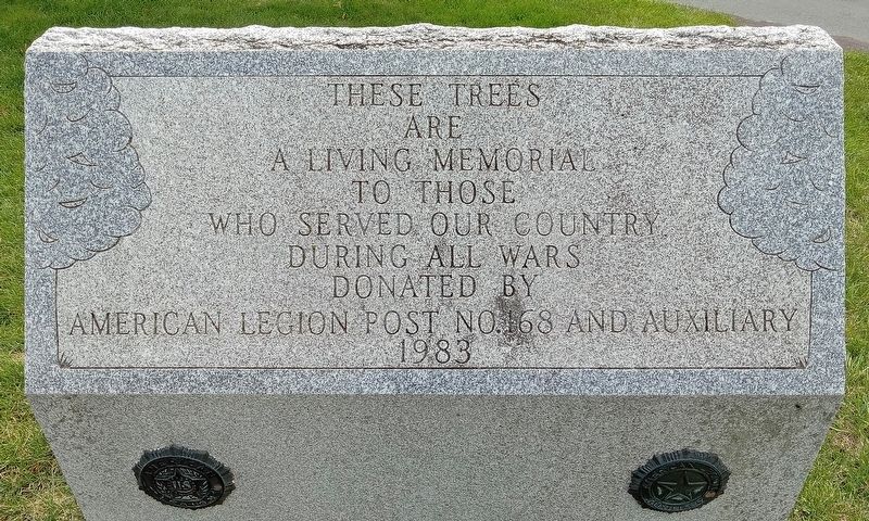 These Trees Marker. Click for full size. These Trees Marker image. Click for full size.