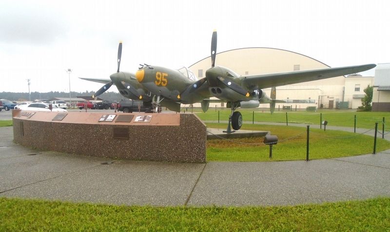 Lockheed P-38G and Statistics Marker. Click for full size. Lockheed P-38G and Statistics Marker image. Click for full size.
