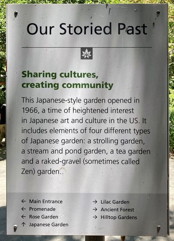 Japanese Garden Marker image. Click for full size.