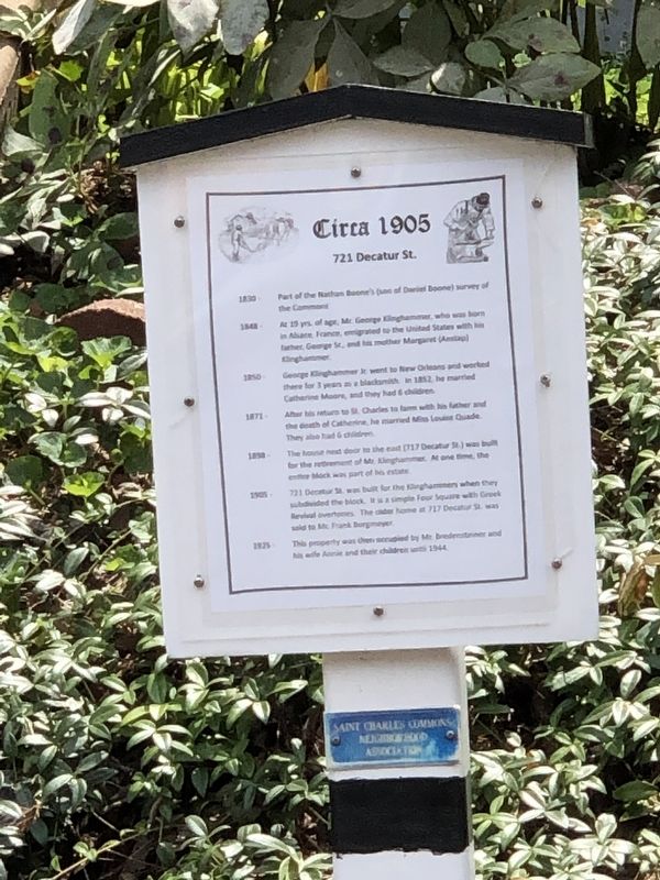 Circa 1905 Marker. Click for full size. Circa 1905 Marker image. Click for full size.