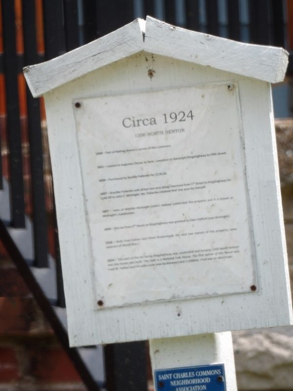 Circa 1924 Marker image. Click for full size.