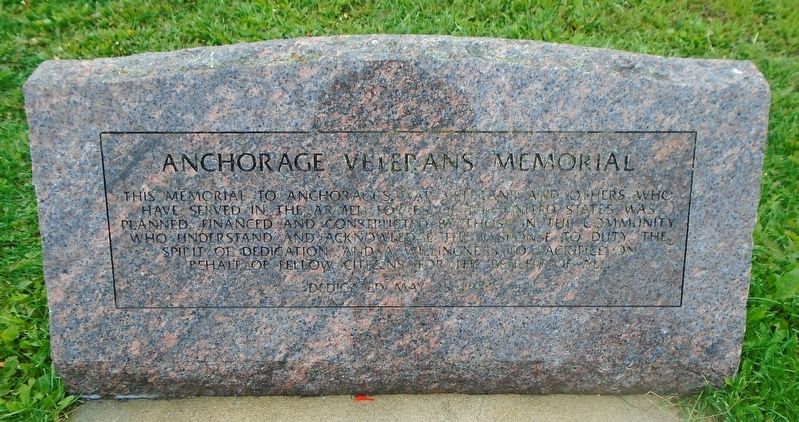 Anchorage Veterans Memorial image. Click for full size.