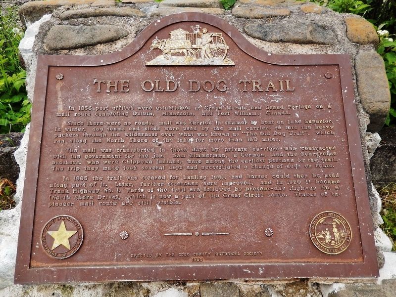 The Old Dog Trail Marker image. Click for full size.