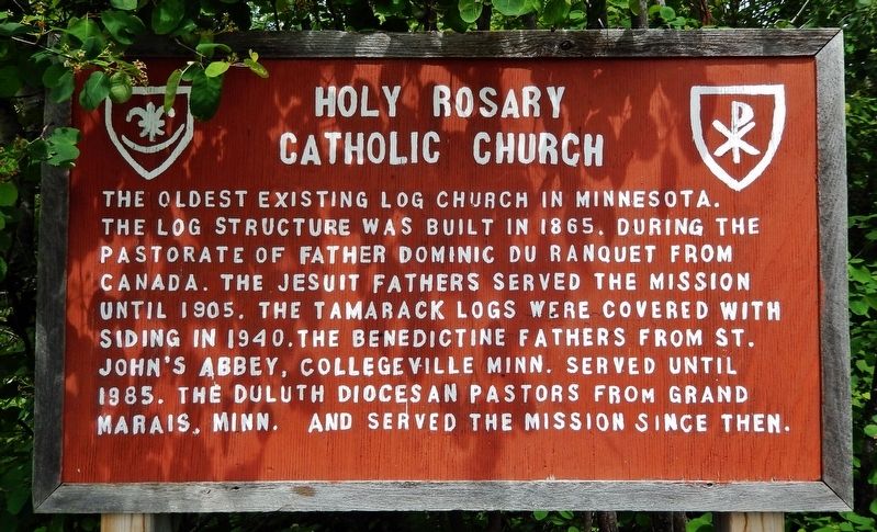 Holy Rosary Catholic Church Marker. Click for full size. Holy Rosary Catholic Church Marker image. Click for full size.