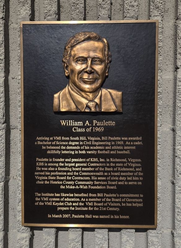 William A. Paulette Marker image. Click for full size.