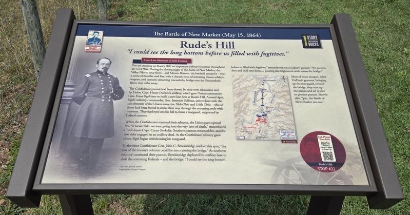 Rude's Hill Marker image. Click for full size.