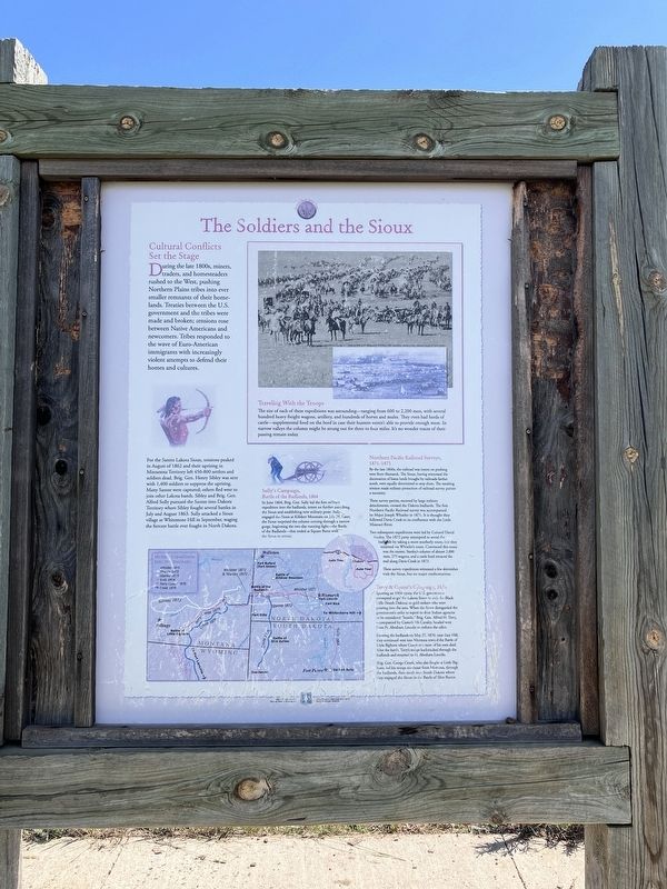 The Soldiers and the Sioux panel image. Click for full size.