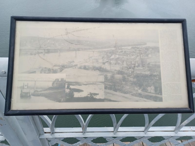 Tennesee River Flooding and the First Chattanooga Bridges Marker image. Click for full size.
