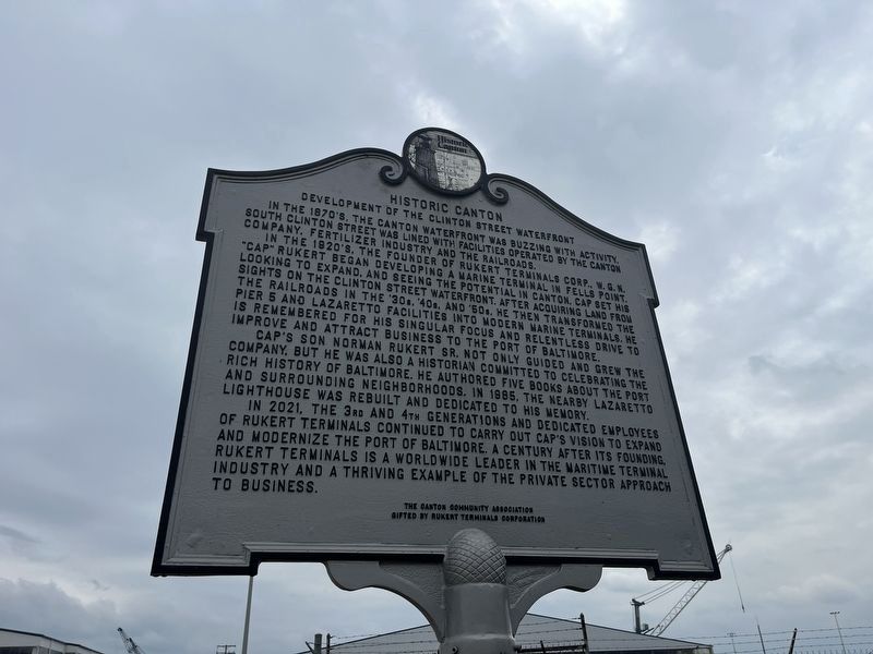Historic Canton Marker. Click for full size. Historic Canton Marker image. Click for full size.