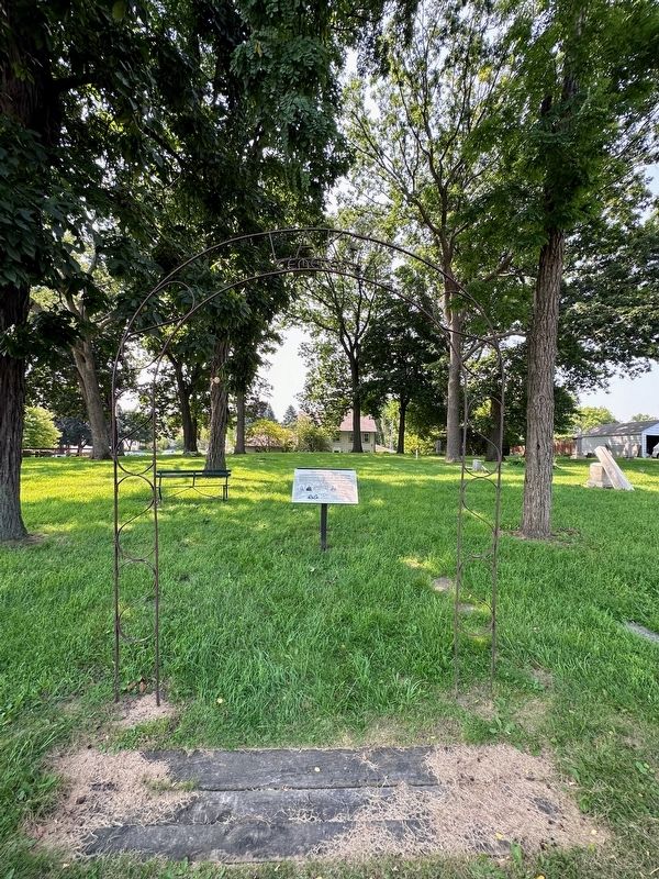 Lake Protestant Cemetery Marker. Click for full size. Lake Protestant Cemetery Marker image. Click for full size.