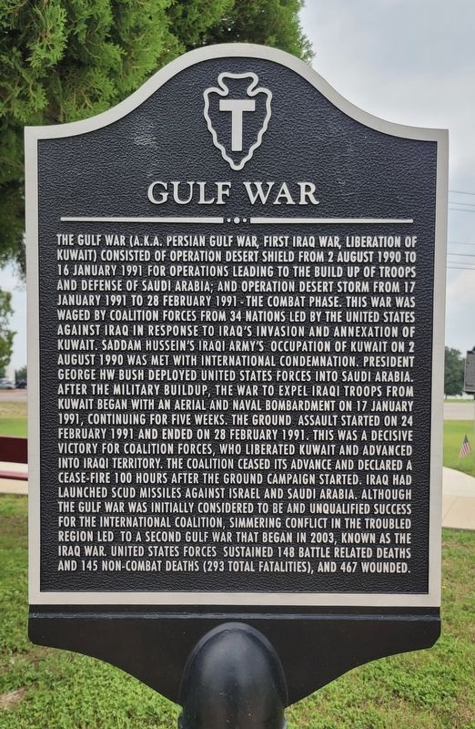 Gulf War Marker image. Click for full size.