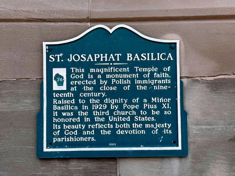 St. Josaphat Basilica Marker image. Click for full size.