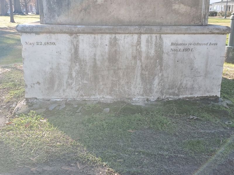 Cornerstone at the base of the north facing side image. Click for full size.