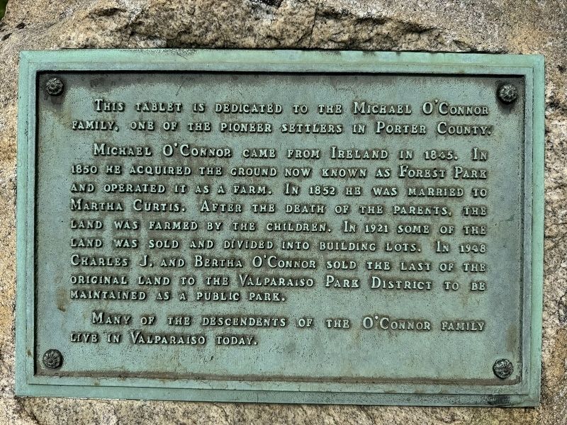 Michael O'Connor Family Marker image. Click for full size.