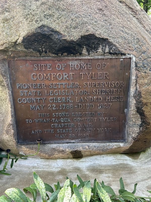 Site of Home of Comfort Tyler Marker image. Click for full size.