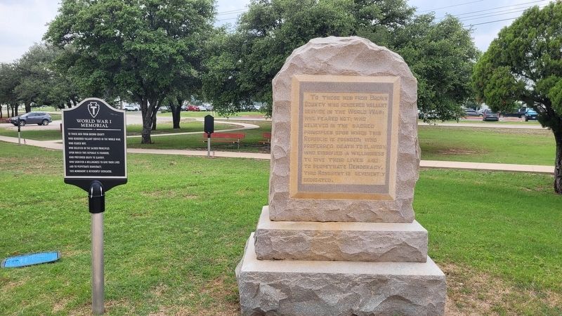 World War I Memorial image. Click for full size.