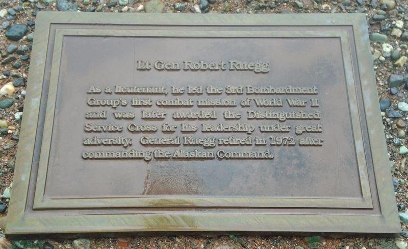Lt Gen Robert Ruegg Marker. Click for full size. Lt Gen Robert Ruegg Marker image. Click for full size.