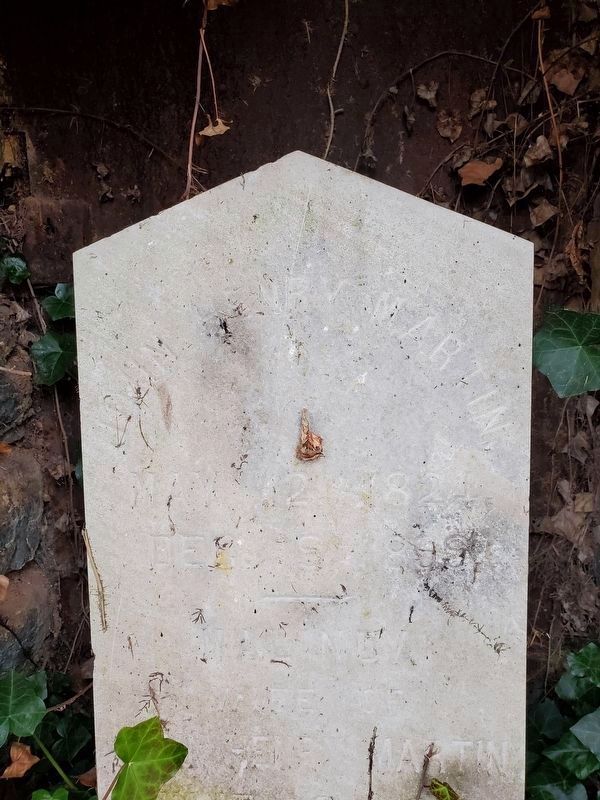 John Henry Martin tomb where General John Hunt Morgan once lay image. Click for full size.
