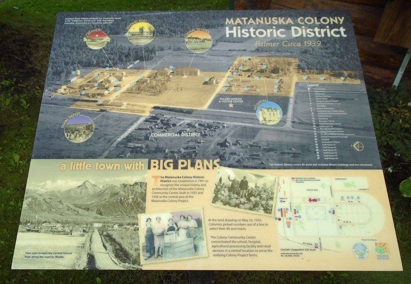 a little town with BIG PLANS Marker. Click for full size. a little town with BIG PLANS Marker image. Click for full size.