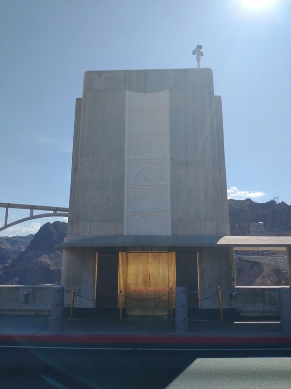 Nevada Elevator Tower bas-relief. Click for full size. Nevada Elevator Tower bas-relief image. Click for full size.