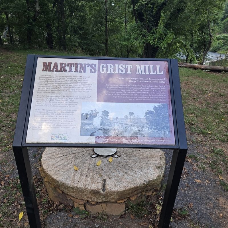 Martin's Grist Mill Marker. Click for full size. Martin's Grist Mill Marker image. Click for full size.