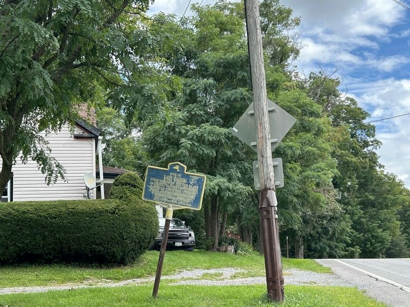 Site of Log Cabin Marker image. Click for full size.