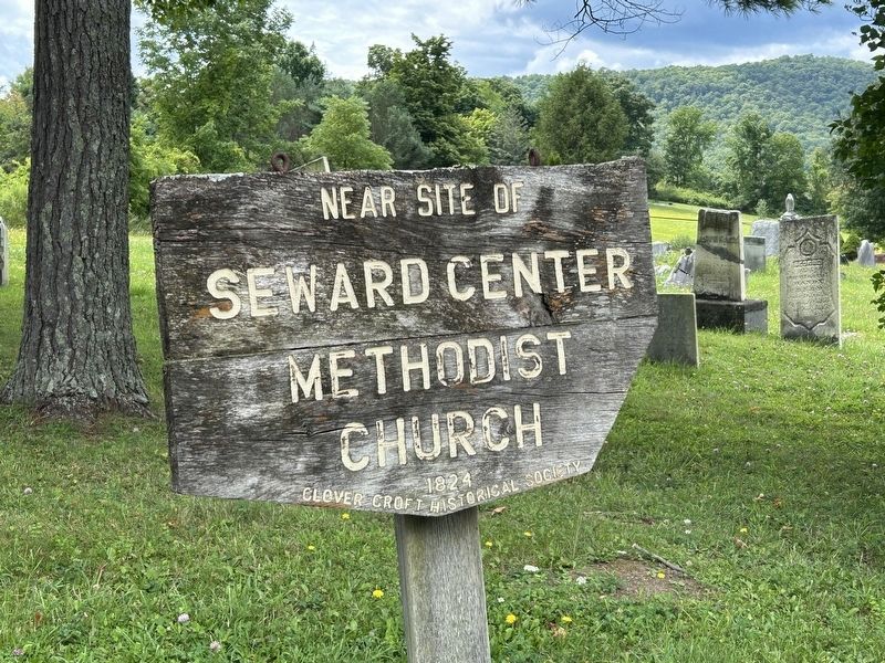 Seward Center Methodist Church Marker image. Click for full size.