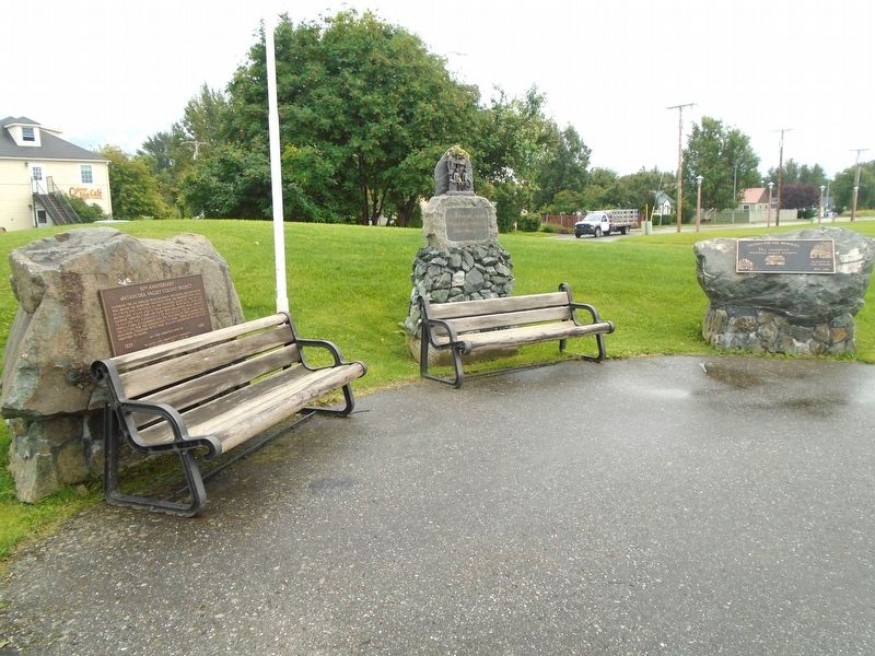 75th Anniversary Matanuska Valley Colonists Marker image. Click for full size.