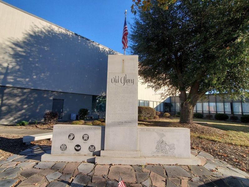 Yadkin County War Memorial Marker, Side One image. Click for full size.
