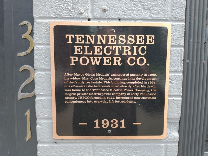 Tennessee Electric Power Co. Marker image. Click for full size.
