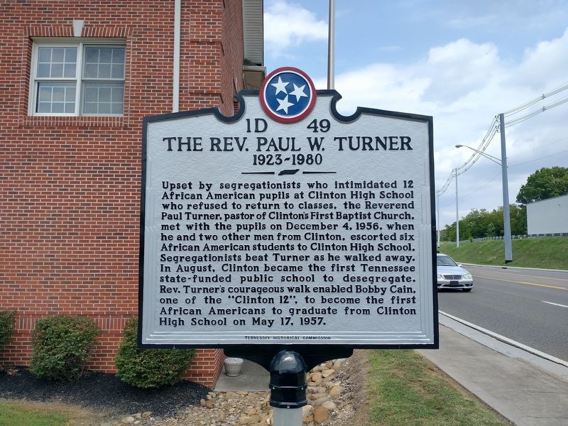 The Rev. Paul W. Turner Marker. Click for full size. The Rev. Paul W. Turner Marker image. Click for full size.