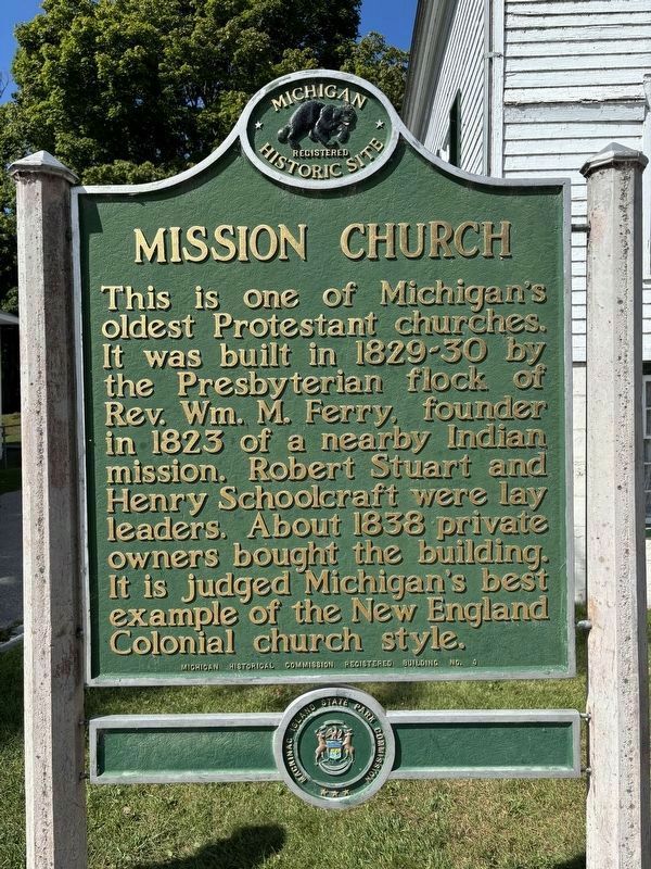 Mission Church Marker. Click for full size. Mission Church Marker image. Click for full size.