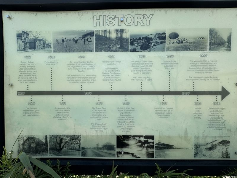 History of the Dunes Marker image. Click for full size.