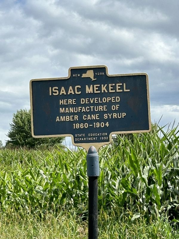 Isaac Mekeel Marker. Click for full size. Isaac Mekeel Marker image. Click for full size.