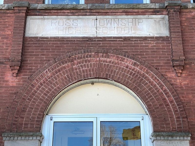 Former Ross Township High School. Click for full size. Former Ross Township High School image. Click for full size.