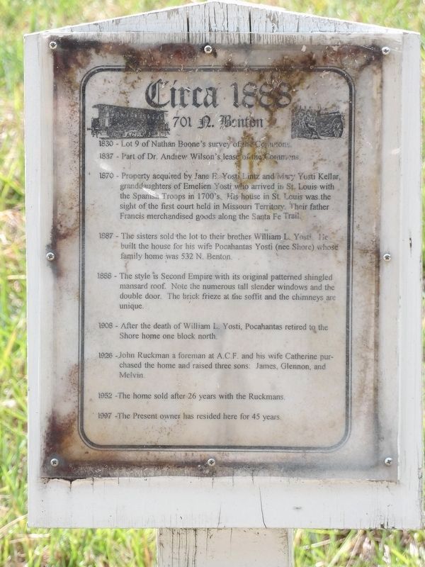 Circa 1888 Marker image. Click for full size.