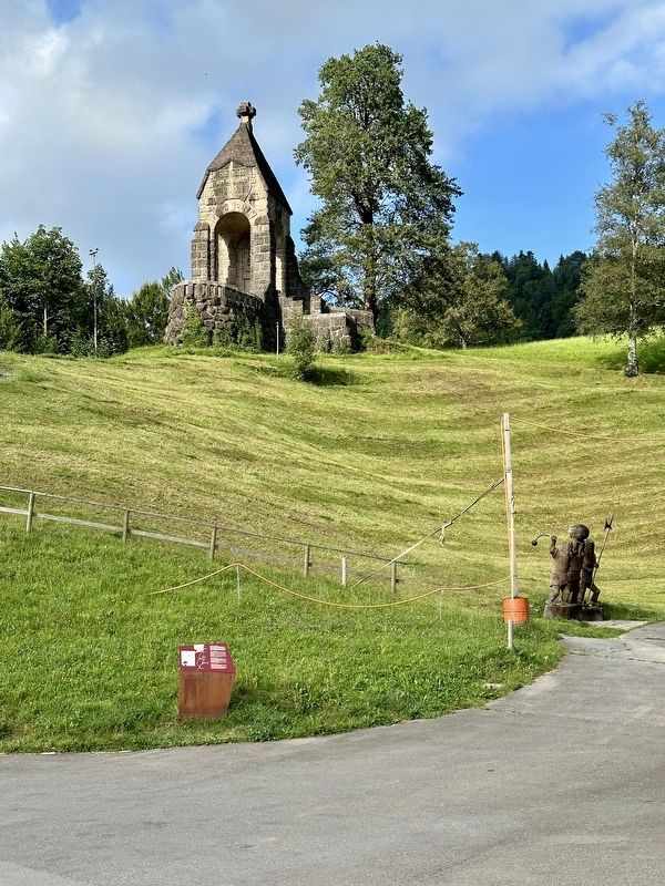 Willkommen am Morgarten! / Welcome to Morgarten! Marker and Monument image. Click for full size.
