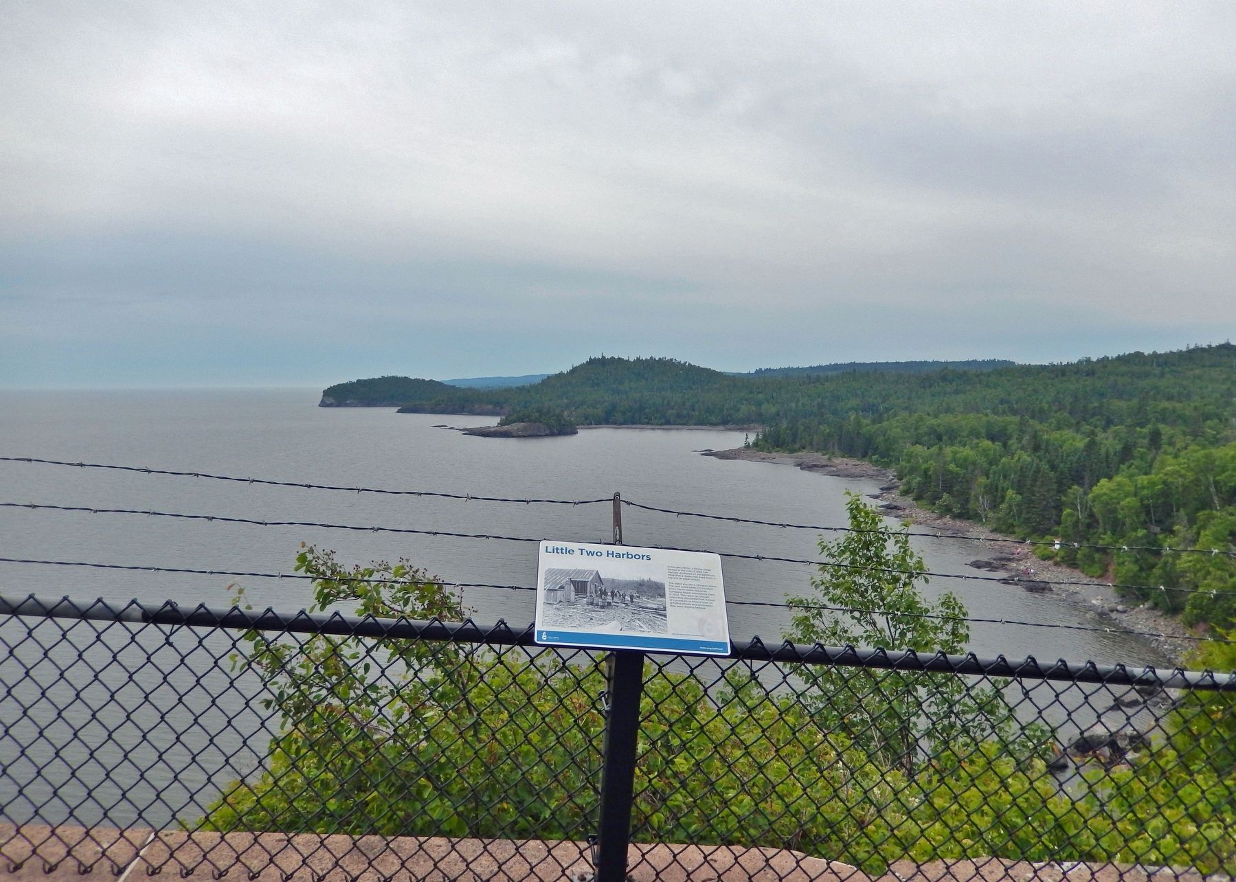 Little Two Harbors Marker. Click for full size. Little Two Harbors Marker image. Click for full size.