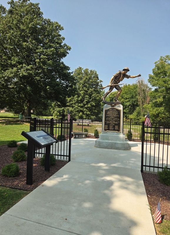 World War I Doughboy Monument. Click for full size. World War I Doughboy Monument image. Click for full size.