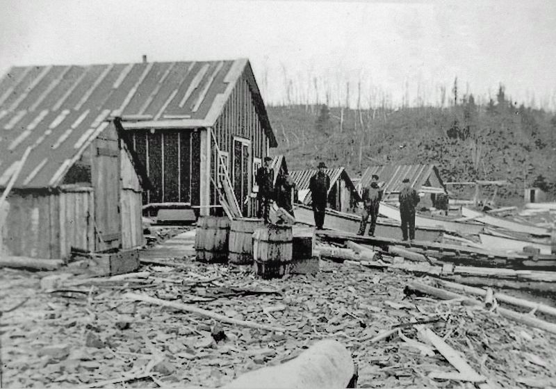 Marker detail: Two Little Harbors, ca. 1910. Click for full size. Marker detail: Two Little Harbors, ca. 1910 image. Click for full size.