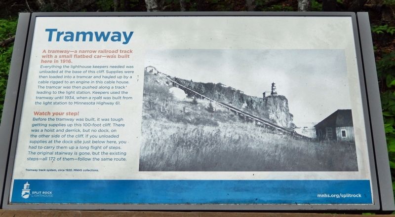 Tramway Marker. Click for full size. Tramway Marker image. Click for full size.