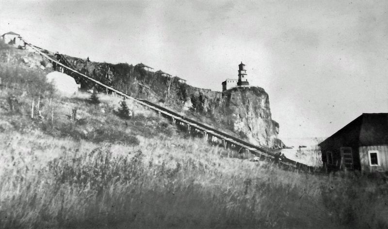 Marker detail: Tramway Track System, circa 1920. Click for full size. Marker detail: Tramway Track System, circa 1920 image. Click for full size.