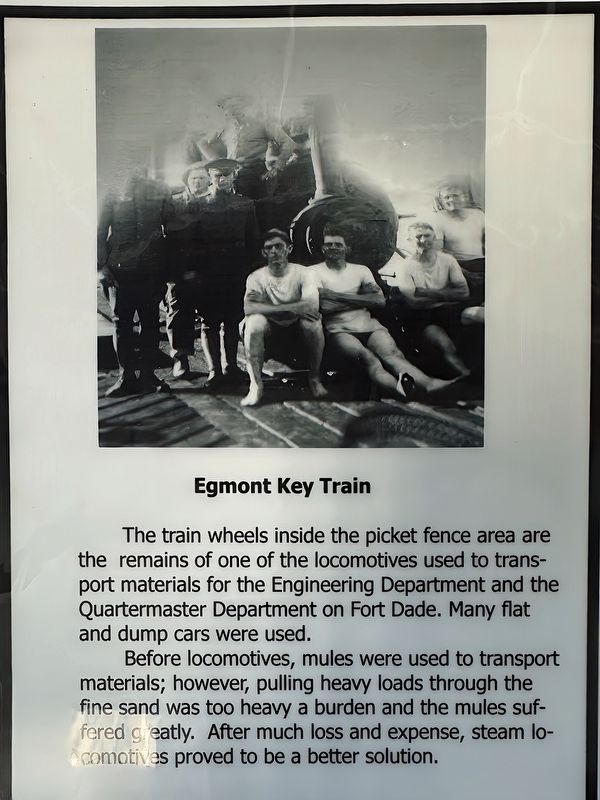 Egmont Key Train Marker. Click for full size. Egmont Key Train Marker image. Click for full size.